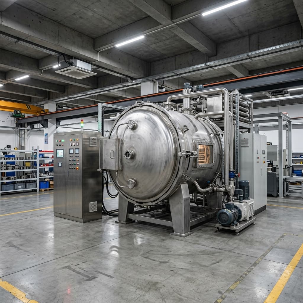 Vacuum sintering furnace for NdFeB magnet blank production at Ganzhou facility