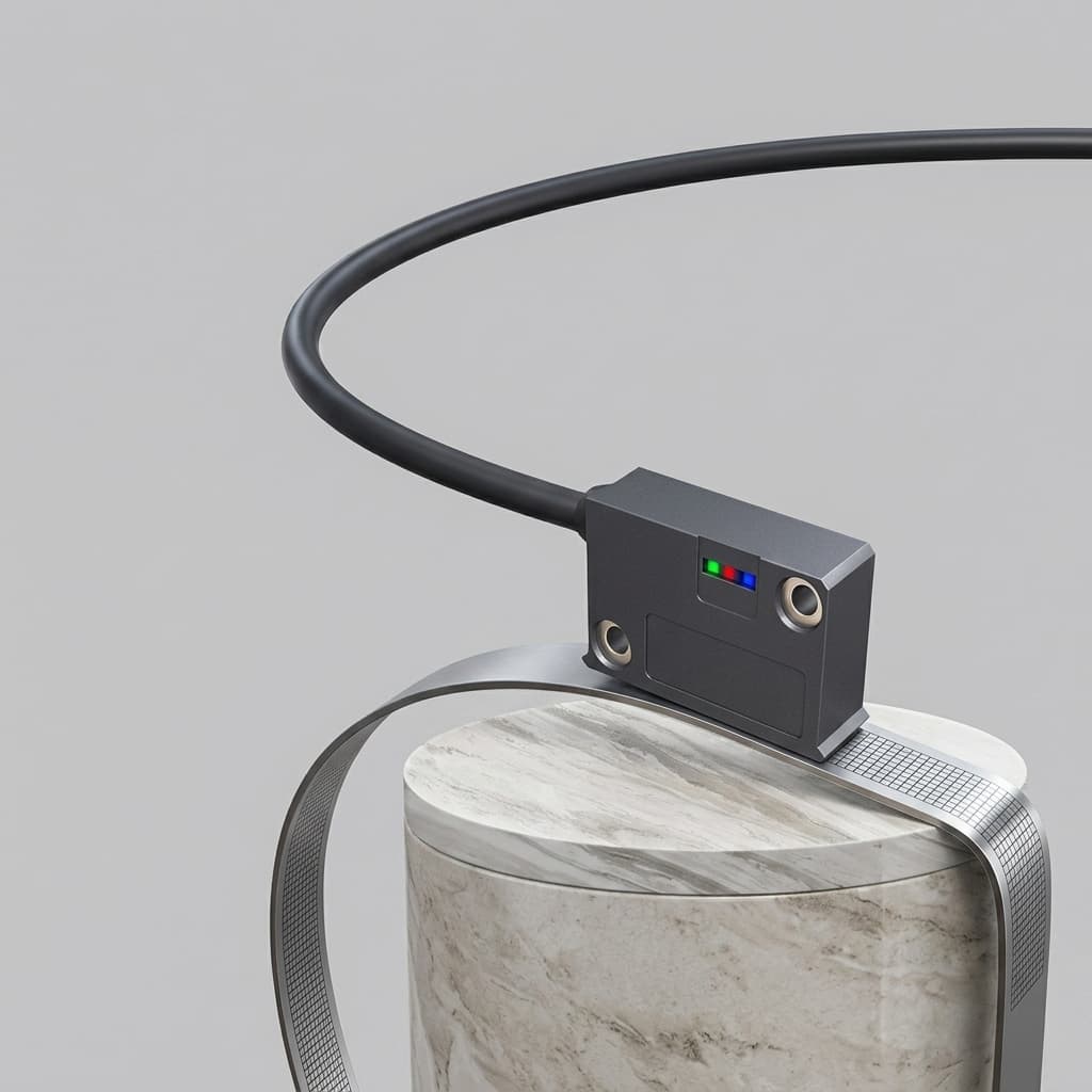 Magnetic linear encoder sensing application